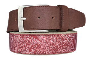 Armin Oehler- Flex Comfort Stretch Belt in Red.