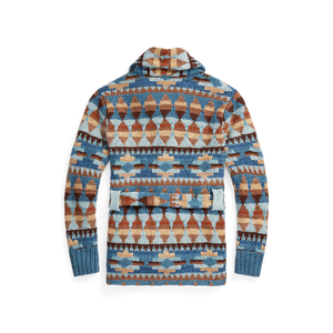 RRL - L/S Cotton/Linen/Silk Ranch Shawl Cardigan Sweater w