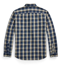 Load image into Gallery viewer, RRL - LS Cotton Plainweave Plaid Jasper Workshirt -  back
