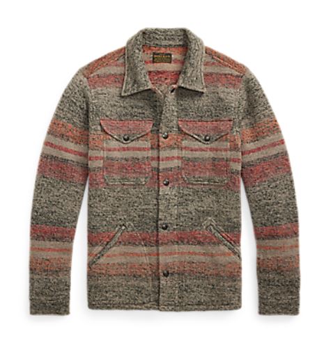 RRL - LS Plaid Jacquard Wallace Jacket