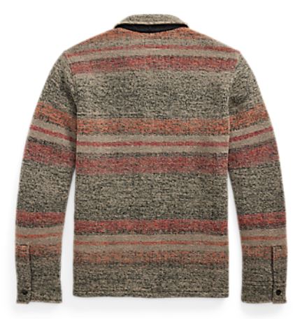 RRL - LS Plaid Jacquard Wallace Jacket - back