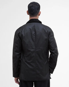 Barbour Ashby Wax Jacket - Black/Classic