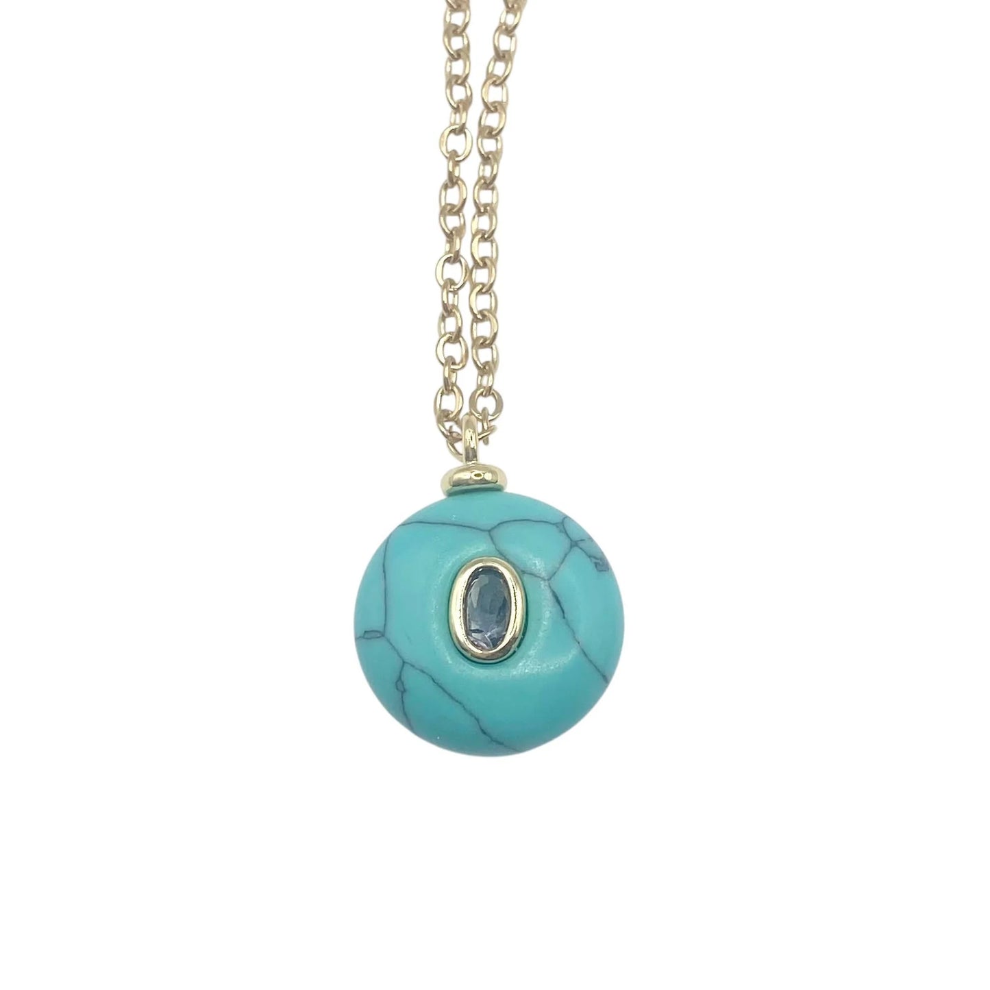 VB & CO. - Genuine Gemstone Crystal Necklace