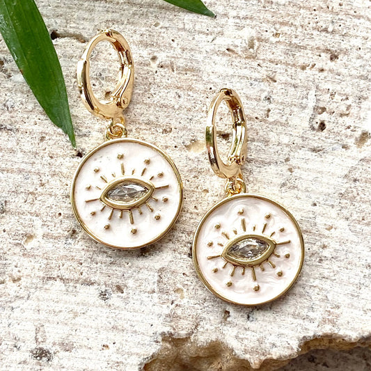 VB & CO. - Eye Earrings Enamel Jewelry
