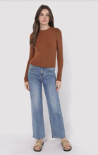 Load image into Gallery viewer, Model wearing Sadie &amp; Sage - Ronan Crewneck Top 
