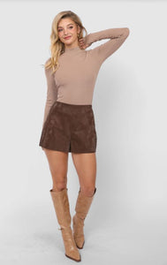 Sadie & Sage - Ronan Mock Neck Top w/ Thumbhole