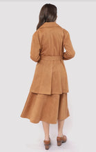 Load image into Gallery viewer, Sadie &amp; Sage - Risk Taker Faux Suede Belted Coat
