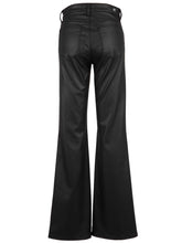 Load image into Gallery viewer, Kut From The Kloth - Ana High Rise Fab AB Flare in Black Coated - back.
