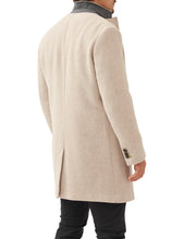 Load image into Gallery viewer, Model wearing Rodd &amp; Gunn - The Lodestone Coat in Barley.

