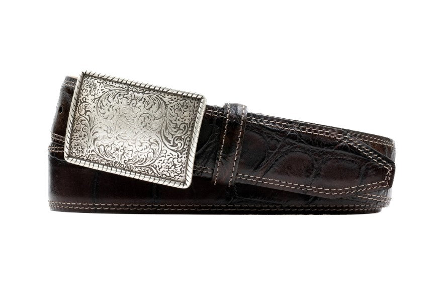 Martin Dingman - Wesley Italian Alligator Grain Leather Belt