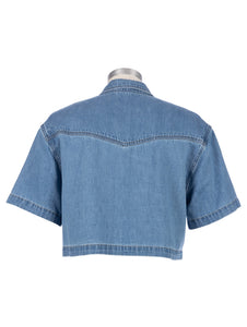 Kut from the Kloth - Birdie Button Down Crop Shirt - back