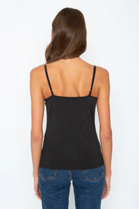 Model wearing Caballero - Savannah Tank in Black.