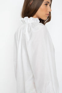Model wearing Caballero - Leigh Top in White.