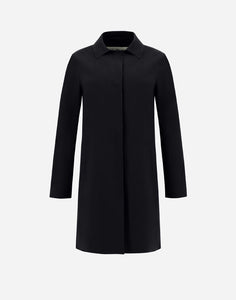 Herno Women's Act First Scuba Snap Front Jacket in Black.