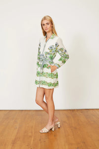 Model wearing Caballero - Lucy Dress in Secret Garden Print.