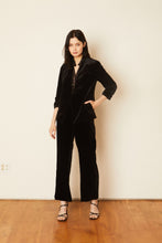 Load image into Gallery viewer, Model wearing Caballero - Bex Black Velvet Blazer.
