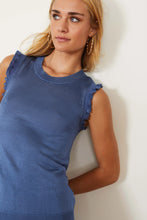 Load image into Gallery viewer, Model wearing Caballero - Millie Sweater in Blue Opal.
