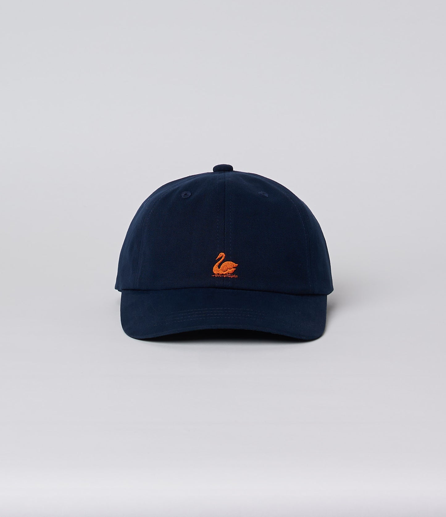 Merz B. Schwanen - Good Basics Swan Logo Cap in Night Blue.