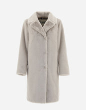 Load image into Gallery viewer, Herno - Faux Fur Long Coat in Chantilly.
