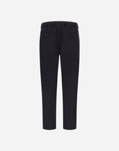 Load image into Gallery viewer, Herno - Men&#39;s Seersucker Trouser in Blu Navy - back.
