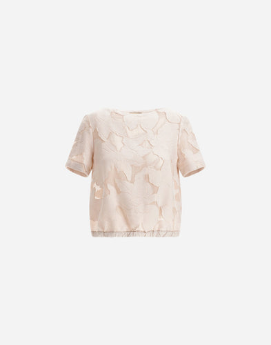 Herno - Women's Blooming Jacquard Woven Shirt in Chantilly.