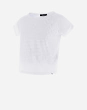 Load image into Gallery viewer, Herno - Women&#39;s Cotton Jersey and Lace T-Shirt in White.
