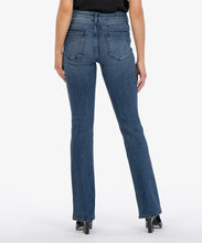 Load image into Gallery viewer, Model wearing Kut From The Kloth - Natalie High Rise Fab Ab Bootcut Ethical Wash KP1235MD3 - back.

