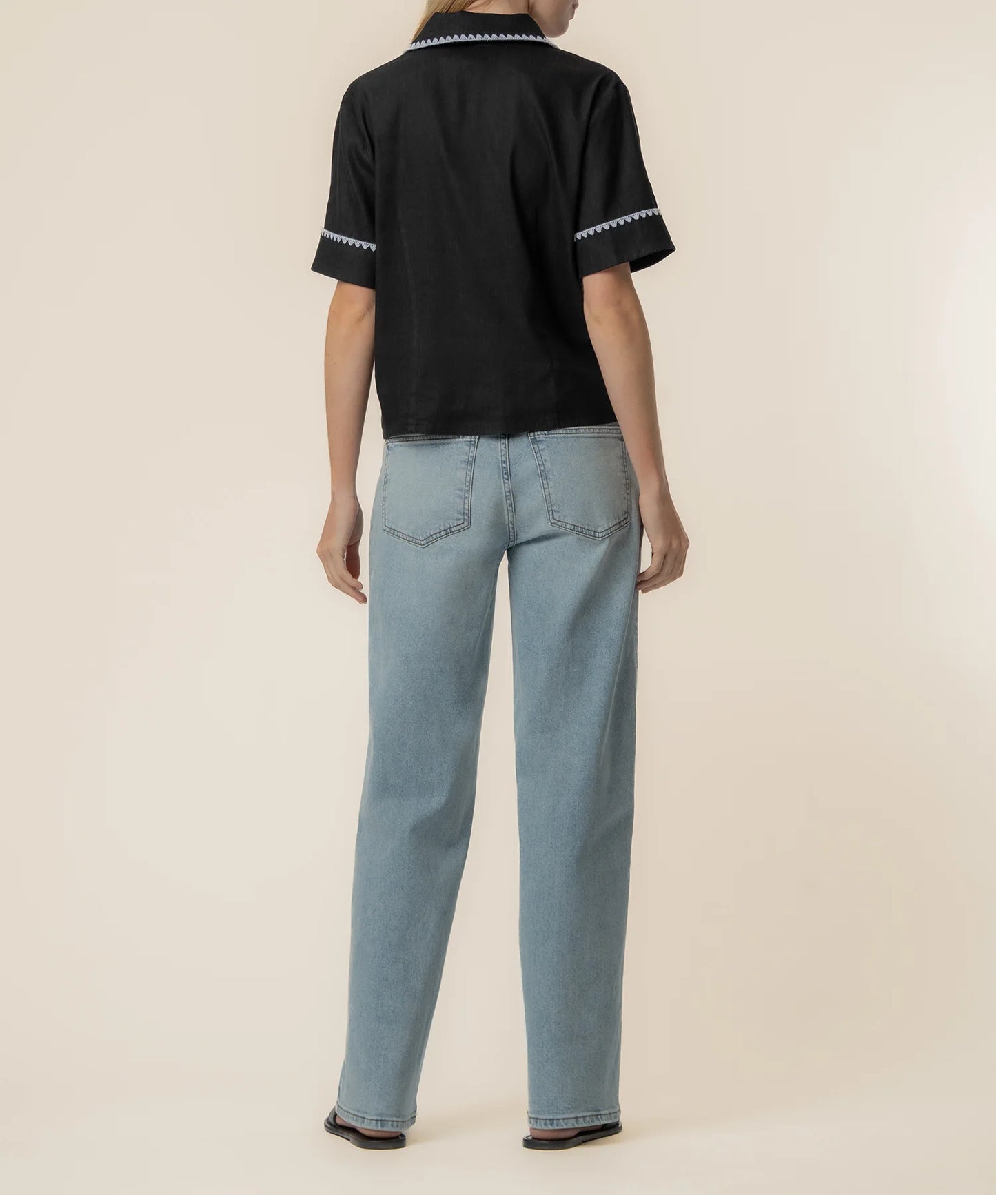 KUT From The Kloth - Marisol Linen Top