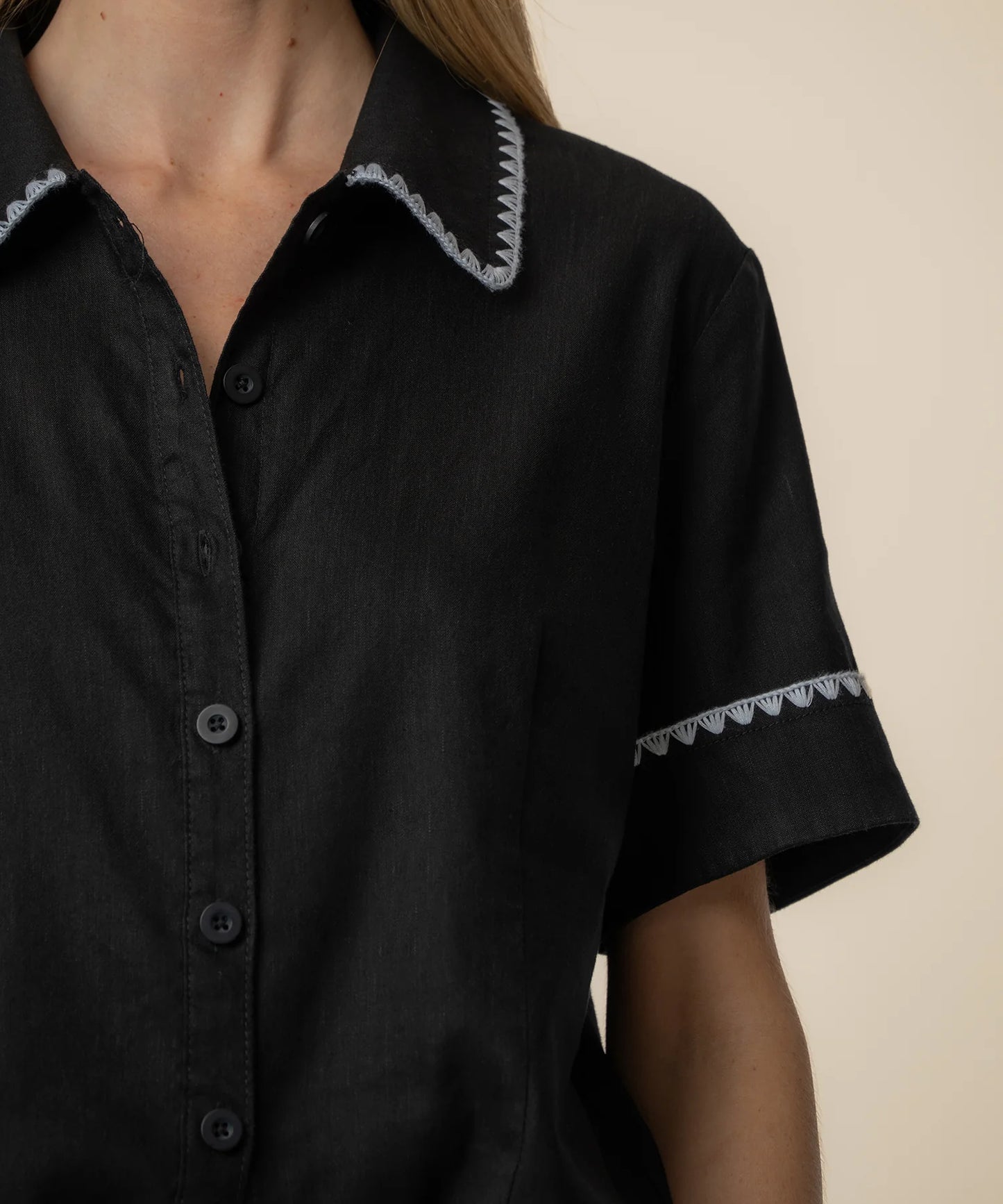 KUT From The Kloth - Marisol Linen Top