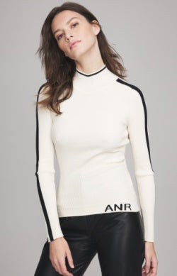Model wearing Alp N Rock - Kendall II Sweater in Ivory.