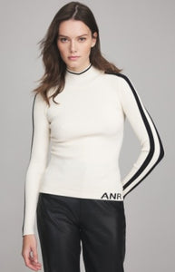 Model wearing Alp N Rock - Kendall II Sweater in Ivory.
