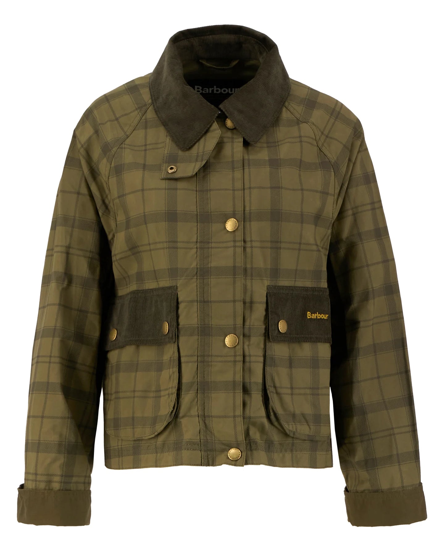 Barbour- Tartan Cropped Beadnell Casual Jacket