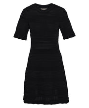 Load image into Gallery viewer, Barbour Mia Knitted Mini Dress in Black.
