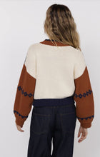 Load image into Gallery viewer, Sage the Label - Sweet Rose Jacquard Zip Sweater Jacket
