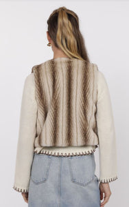 Sage the Label - Demi Faux Fur Cropped Vest