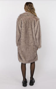 Sage the Label - Pixie Tipped Vegan Fur Coat