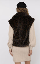 Load image into Gallery viewer, Sage the Label - Waverly Leopard Faux Fur Oversized Vest
