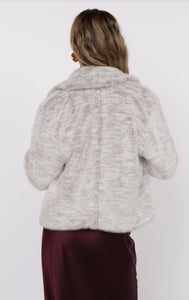 Sage the Label - Pretty Fab Oversized Colar Faux Fur Coat