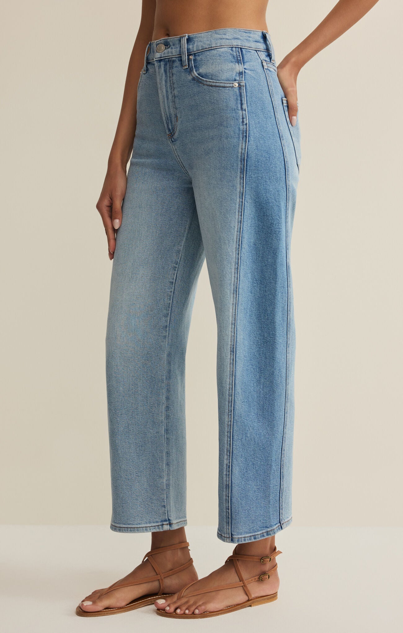 ZSupply - Luna High Rise Crop Bowed