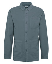 Load image into Gallery viewer, Barbour Callercove Seersucker Overshirt in Vintage Teal.
