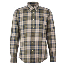 Load image into Gallery viewer, Barbour Wetherham Tailored Shirt in Forest Mist.

