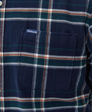 Load image into Gallery viewer, Barbour Ronan Tailored Check Shirt in Inky Blue.
