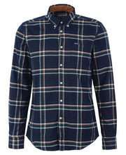 Load image into Gallery viewer, Barbour Ronan Tailored Check Shirt in Inky Blue.
