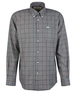 Barbour Henderson Thermo Weave Shirt in Navy.