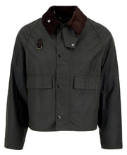 Load image into Gallery viewer, Barbour Spey Wax Jacket in Olive. 
