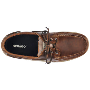 Sebago - Clovehitch II Fgl Waxed in Brown Cinnamon.