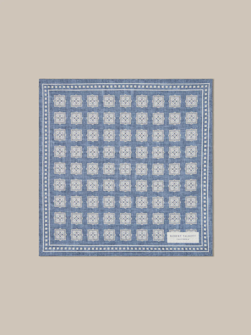 Robert Talbott - Colton Reversible Medallion/Neat Pocket Square