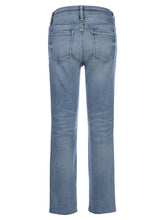 Load image into Gallery viewer, KUT From The Kloth Reese Ankle Straight Leg w/Raw Step Hem KP0937MB5 in Operated - back.
