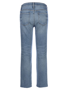 KUT From The Kloth Reese Ankle Straight Leg w/Raw Step Hem KP0937MB5 in Operated - back.