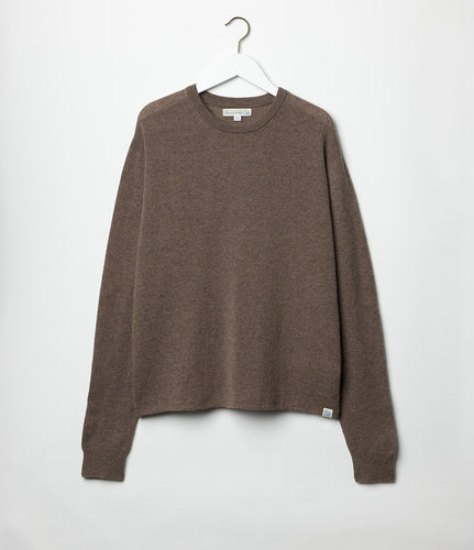Merz B. Schwanen - Good Basics Knitted Sweater in Grain.
